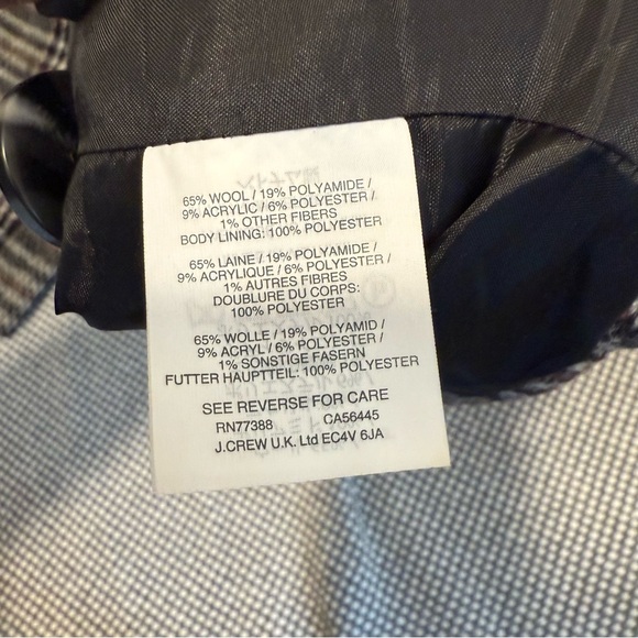 Madewell Plaid Goodwin Oversized Topcoat size L - Picture 10 of 15